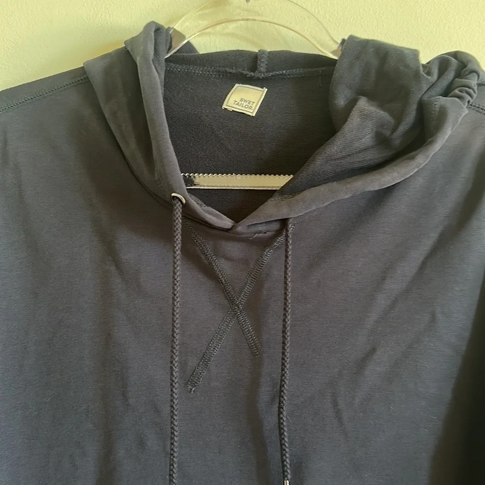 Swet Tailor Navy Lightweight Swet Hoodie Men’s Sweatshirt